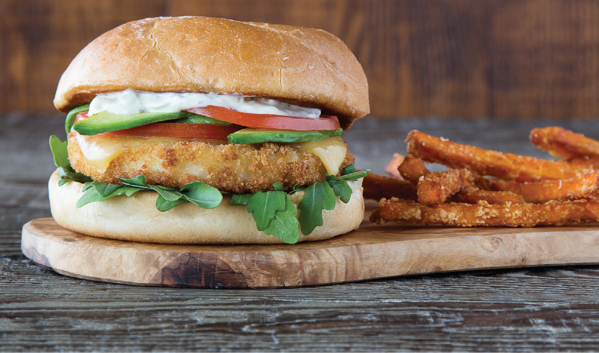 4oz Panko Crusted Halibut Burgers